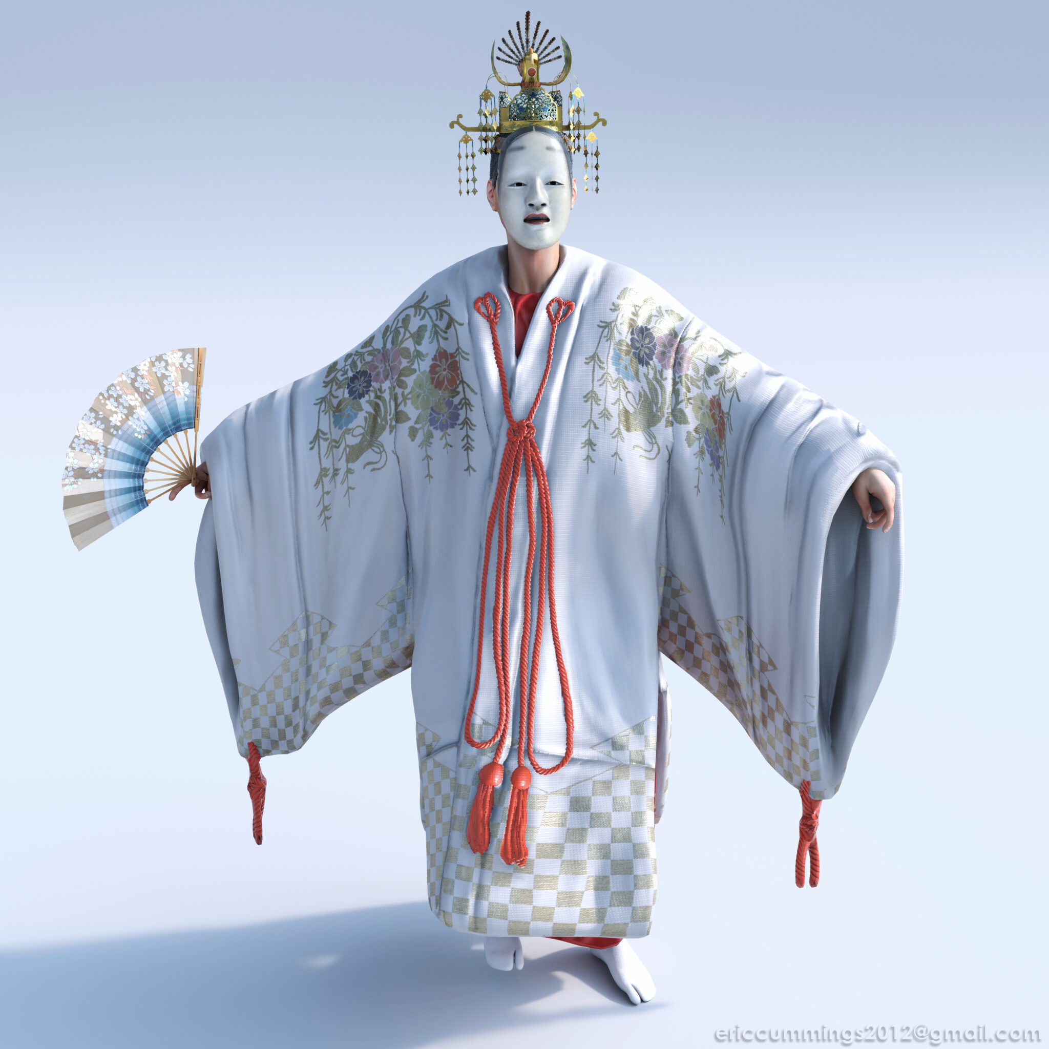 NOXAR 3D Character Model - Hagoromo